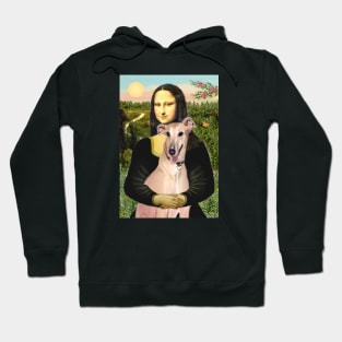 Mona Lisa Loves her Fawn Greyhound Hoodie